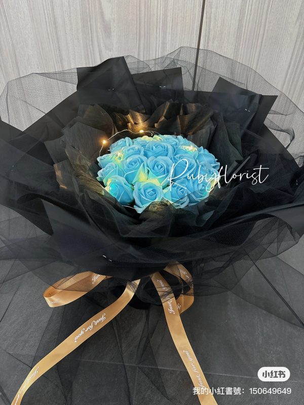 20 stalk soap rose flower bouquet