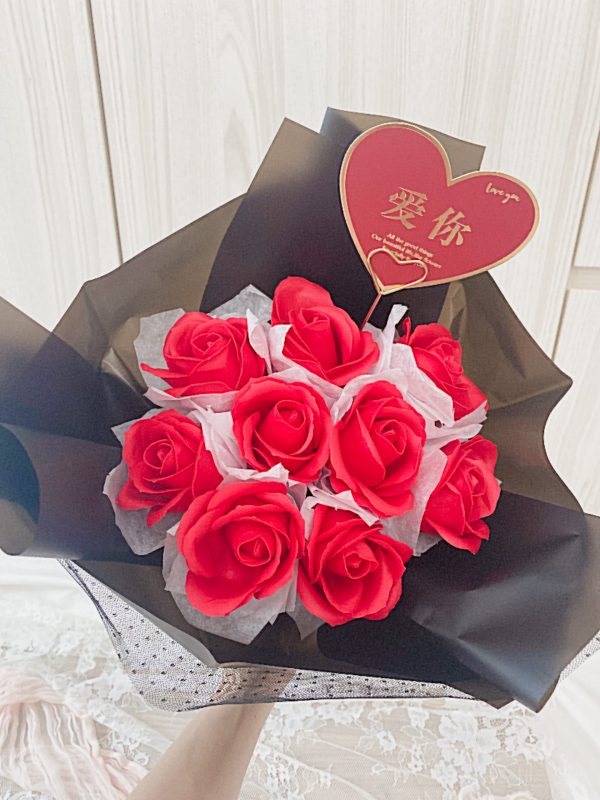 Soap rose bouquet