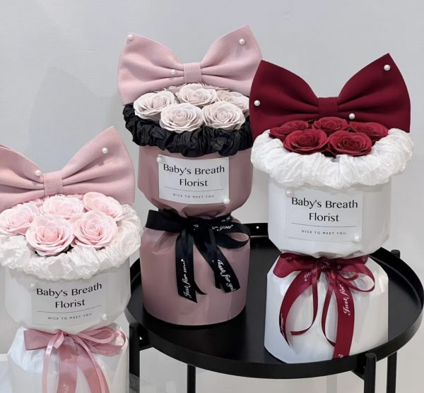 Ribbon soap roses 小香風