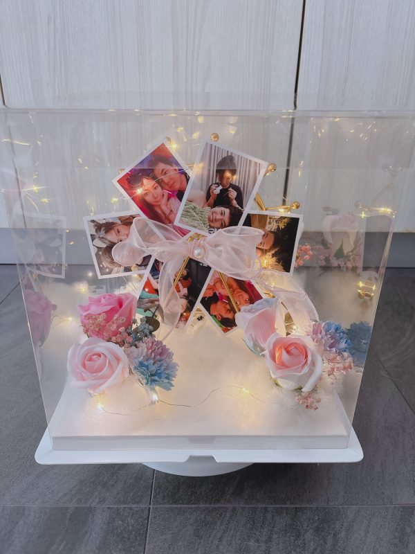 Photo ferris wheel flower box