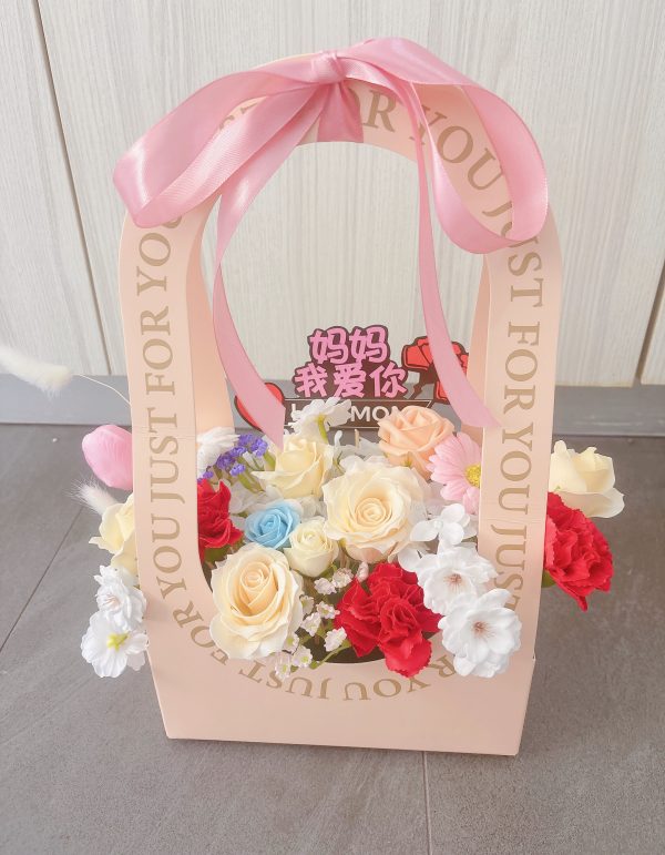 Mother's Day soap flower gift box